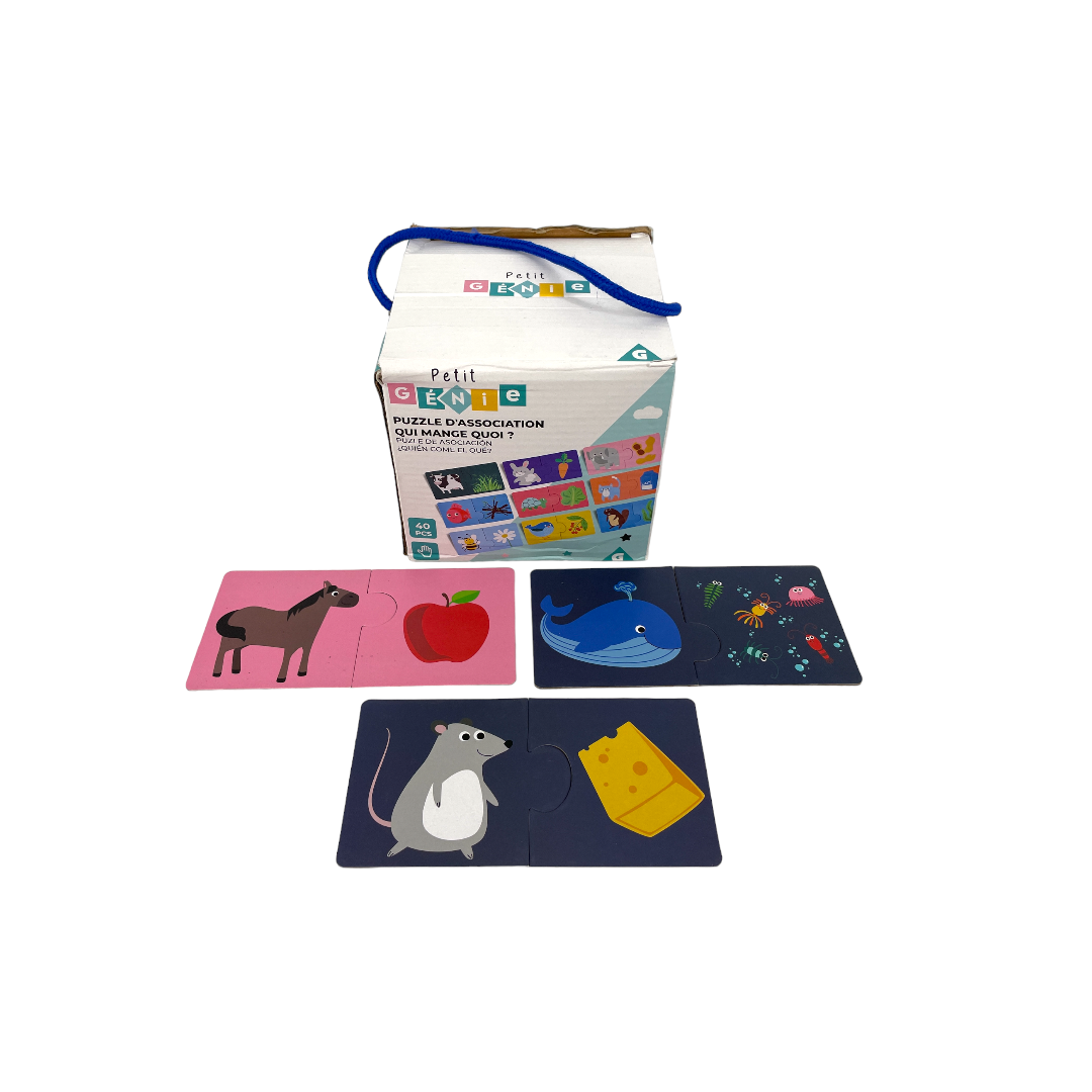 Educa puzzle - Qui mange quoi ?