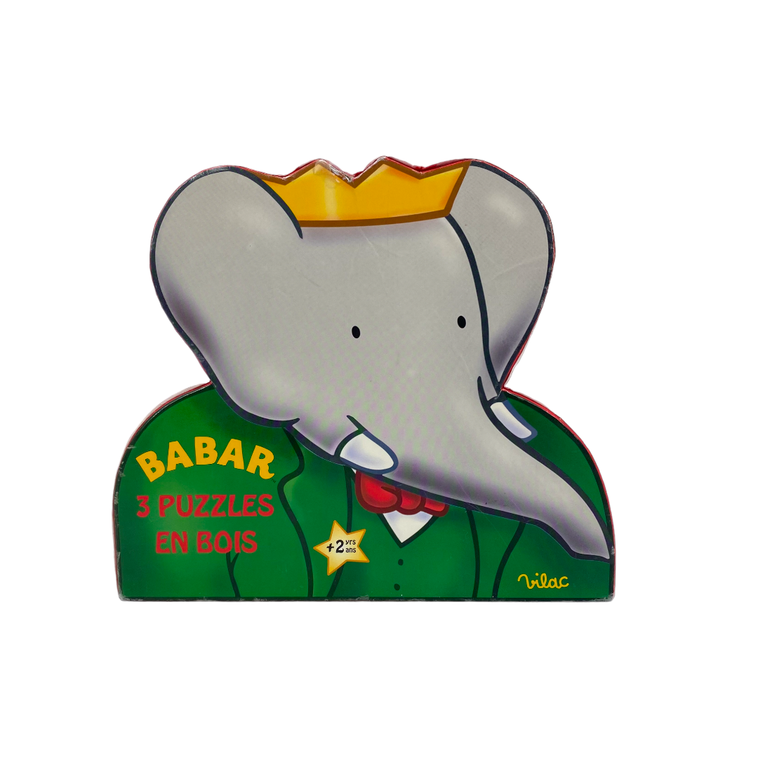 Puzzle - Babar - 3x13 pièces