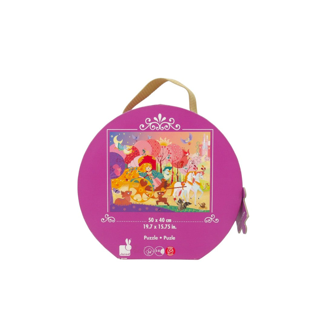 Puzzle valisette - La princesse et le carrosse - 54 pièces- Édition 2012