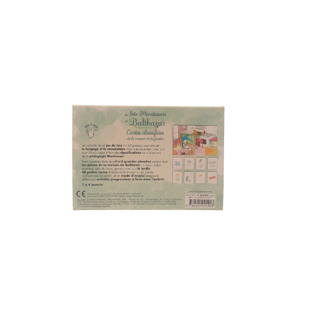 Le loto Montessori de Balthazar et de Pépin- Édition 2017