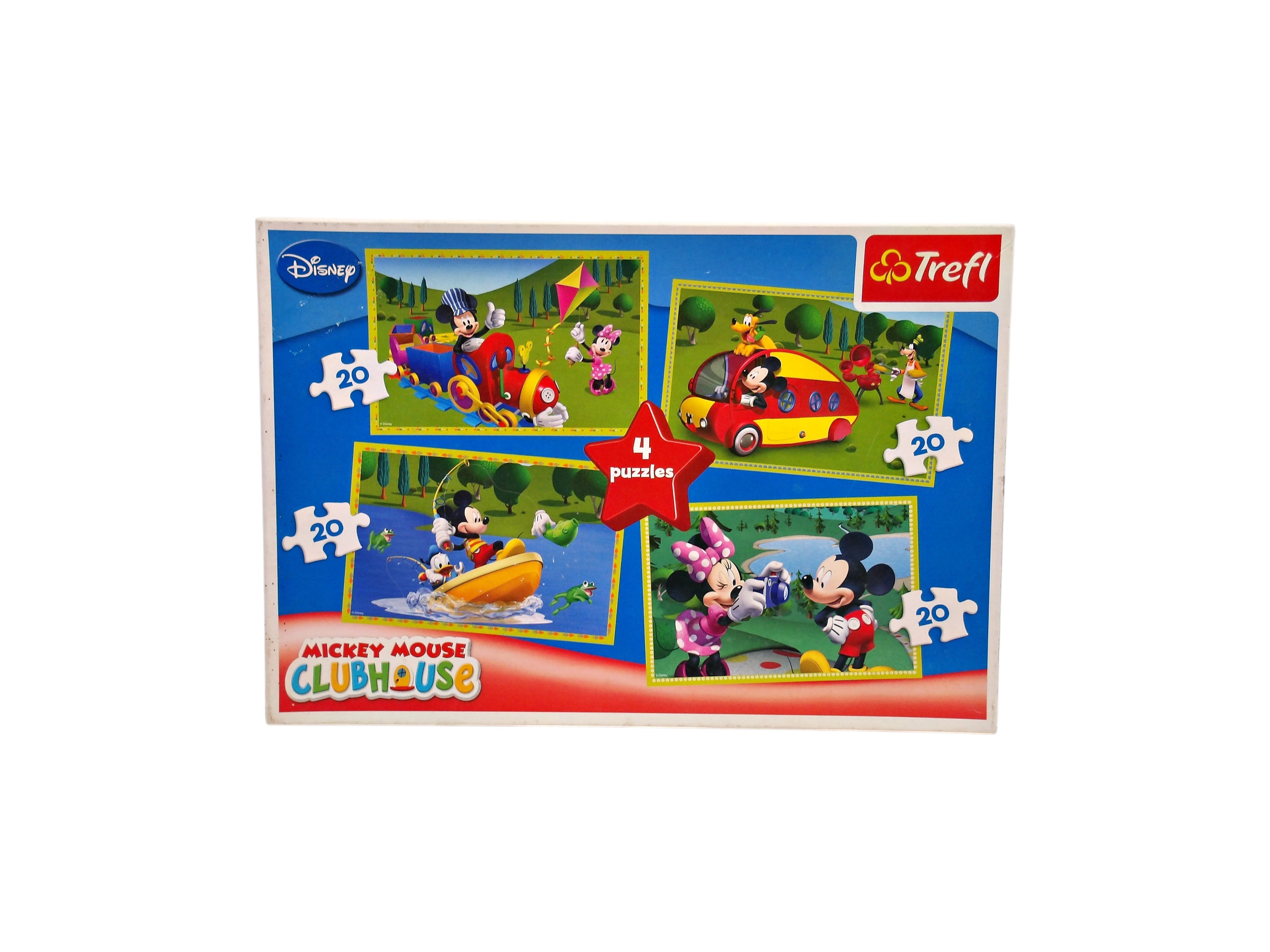 Puzzle - Mickey Mouse club house 4 x 20 pièces 