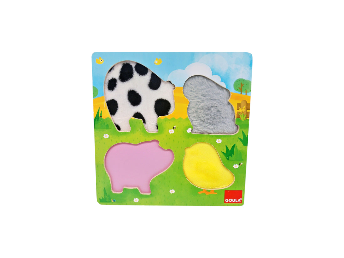 Puzzle tactile - Animaux de la ferme