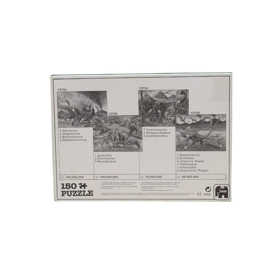 Puzzle - Les dinosaures aquatiques et volants - 150 pièces