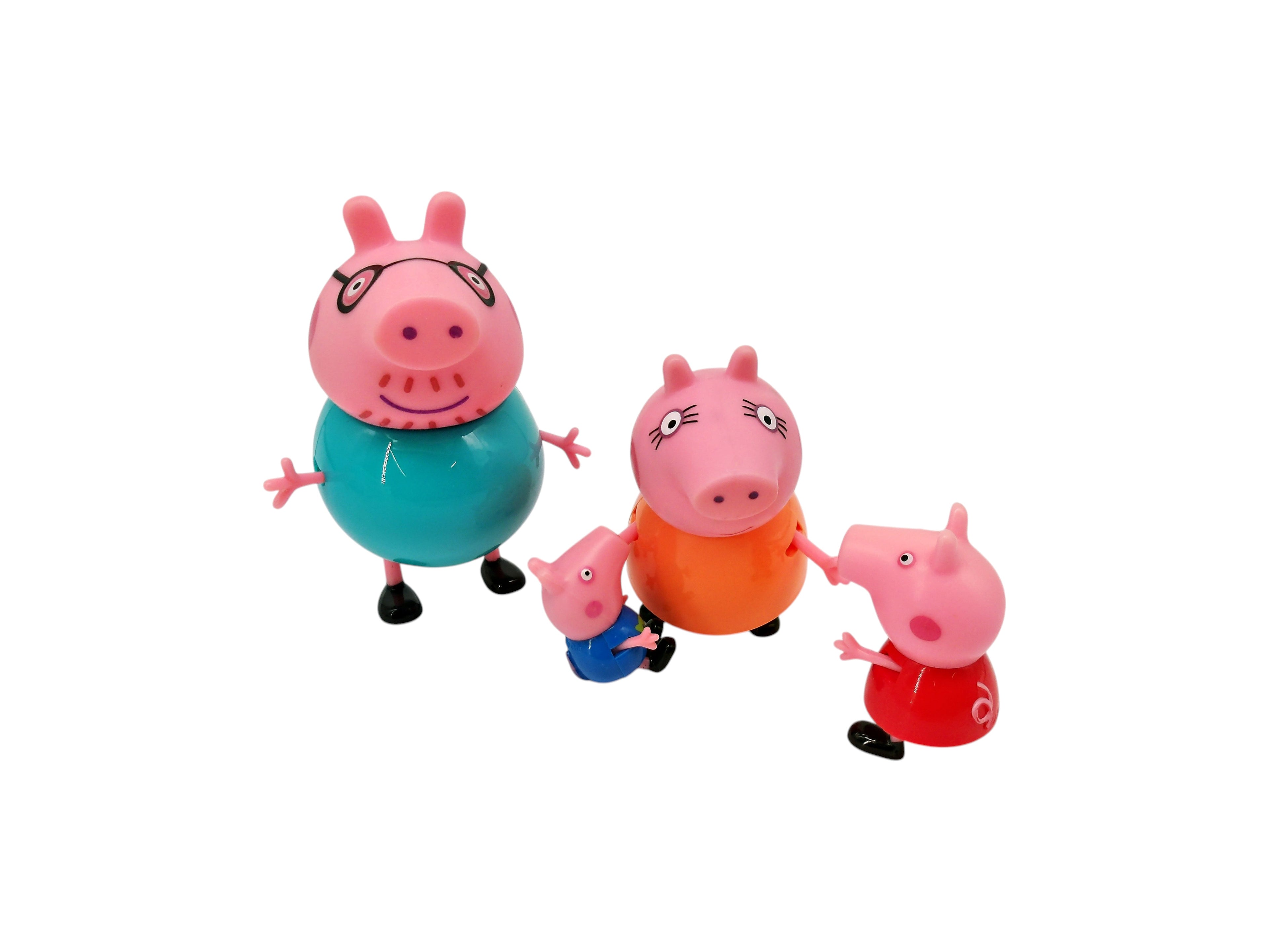 Figurines - Famille Peppa Pig - x4