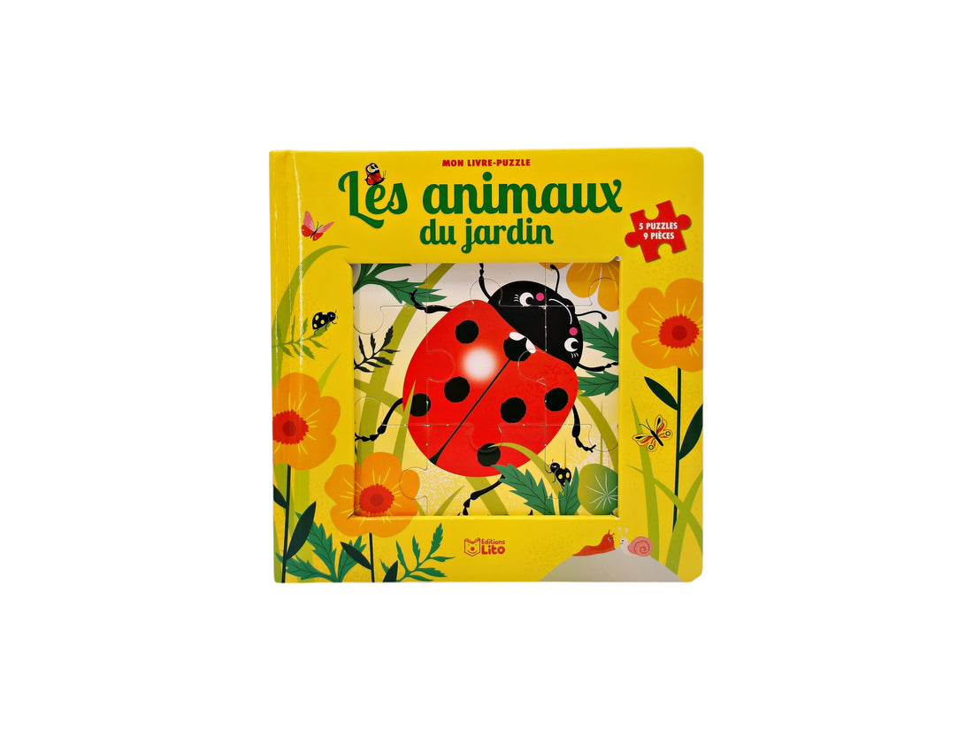 Les Animaux du Jardin - Livre-Puzzles