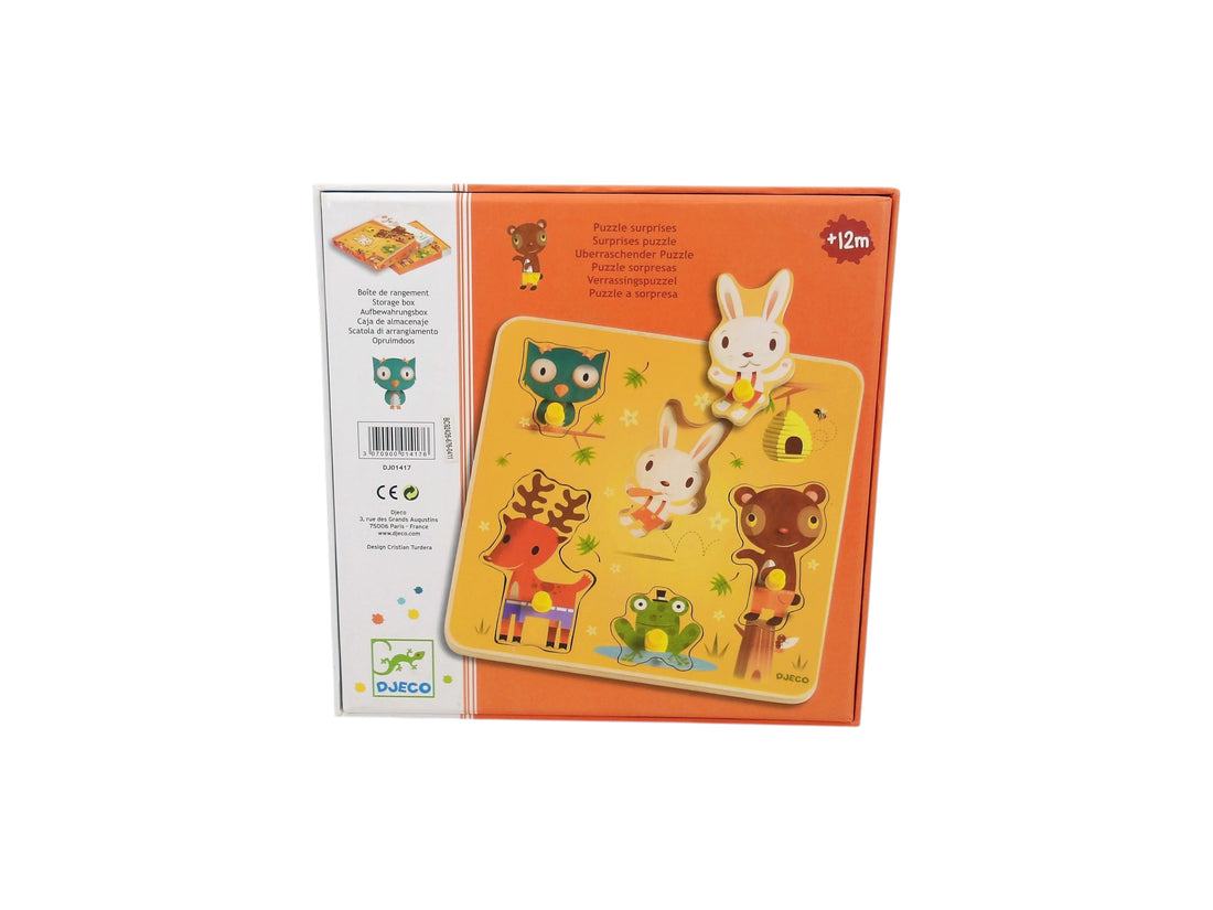 Puzzle en bois - Nono et compagnie - 5 pièces