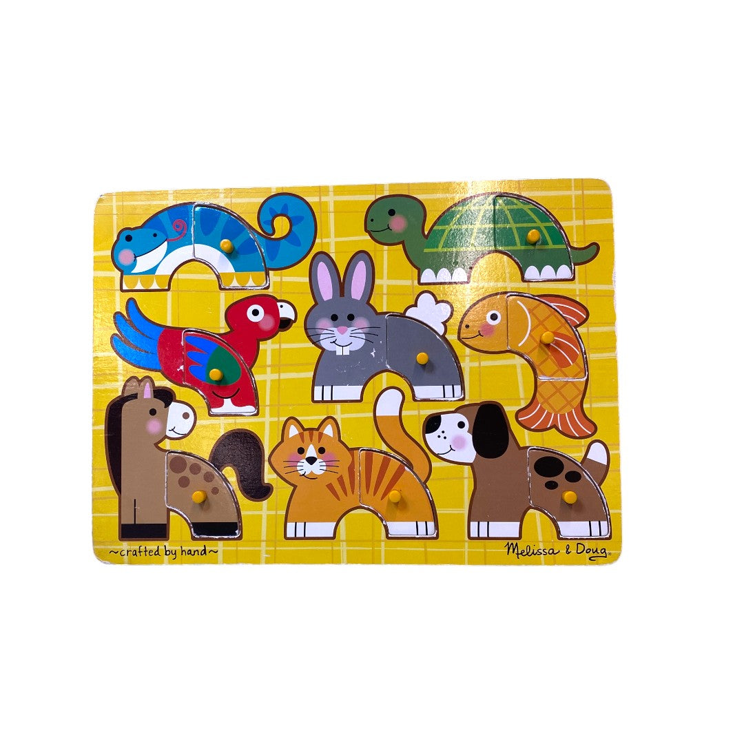 Peg Puzzles - Animaux domestiques