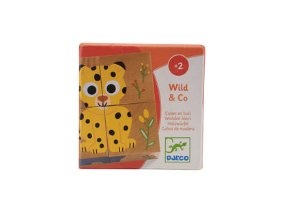 Wild &amp; co - Cubes en bois 