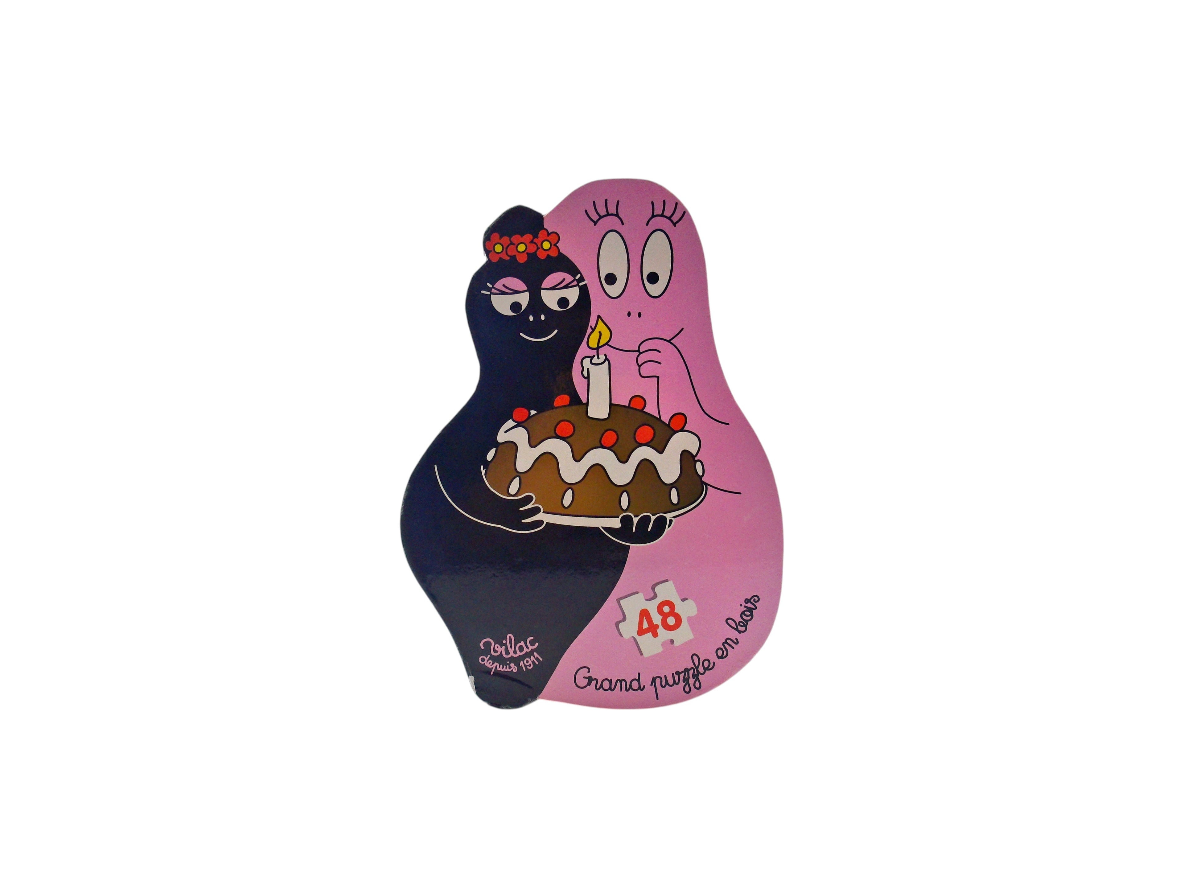 Puzzle bois - Barbapapa - 48 pièces- Édition 2008