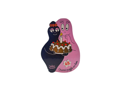 Puzzle bois - Barbapapa - 48 pièces- Édition 2008