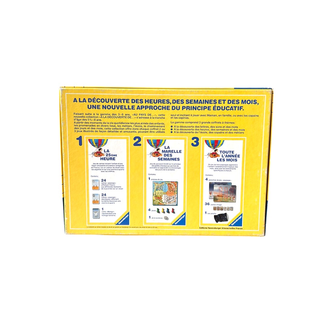 A la découverte des heures, des semaine et des mois