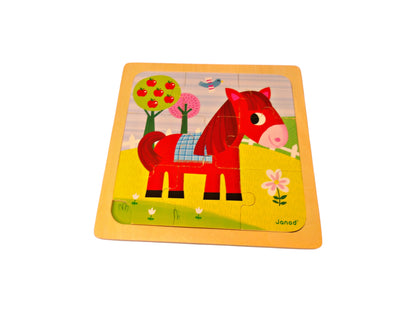 Puzzle - Cheval Tornado - 9 pièces