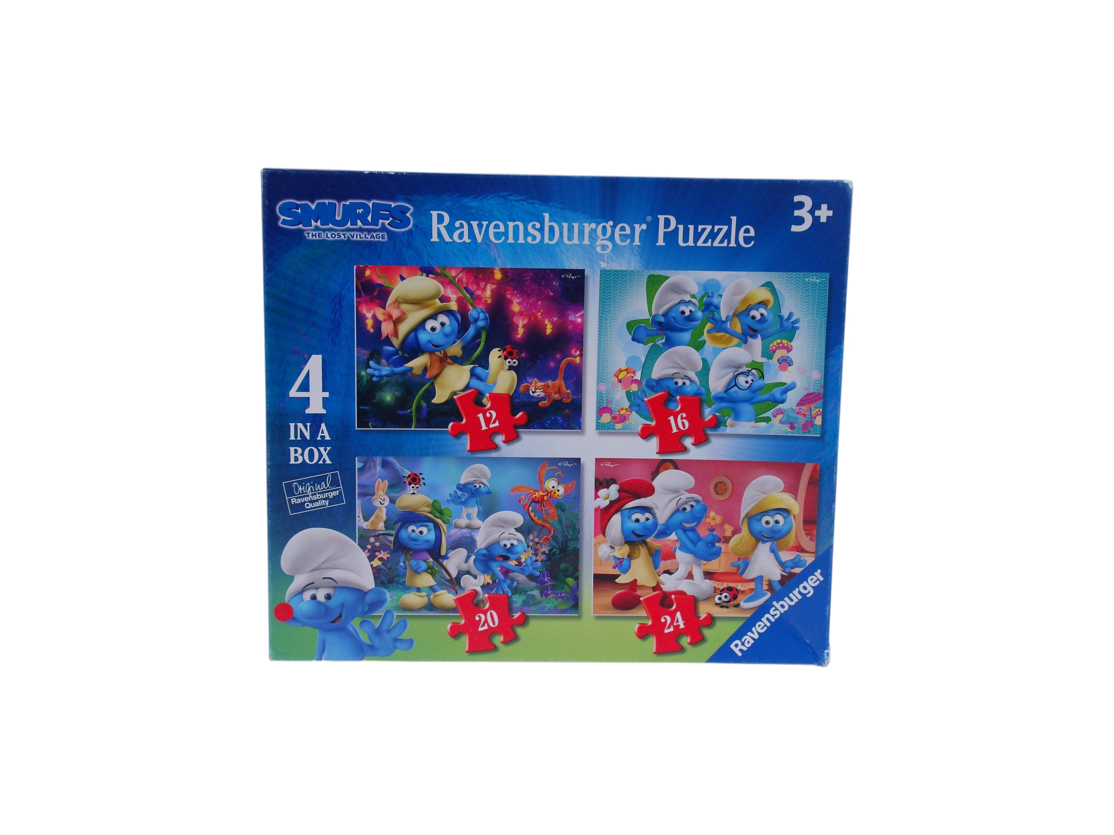 Puzzles évolutifs - Les Schtroumpfs et le village perdu x 4- Édition 2017