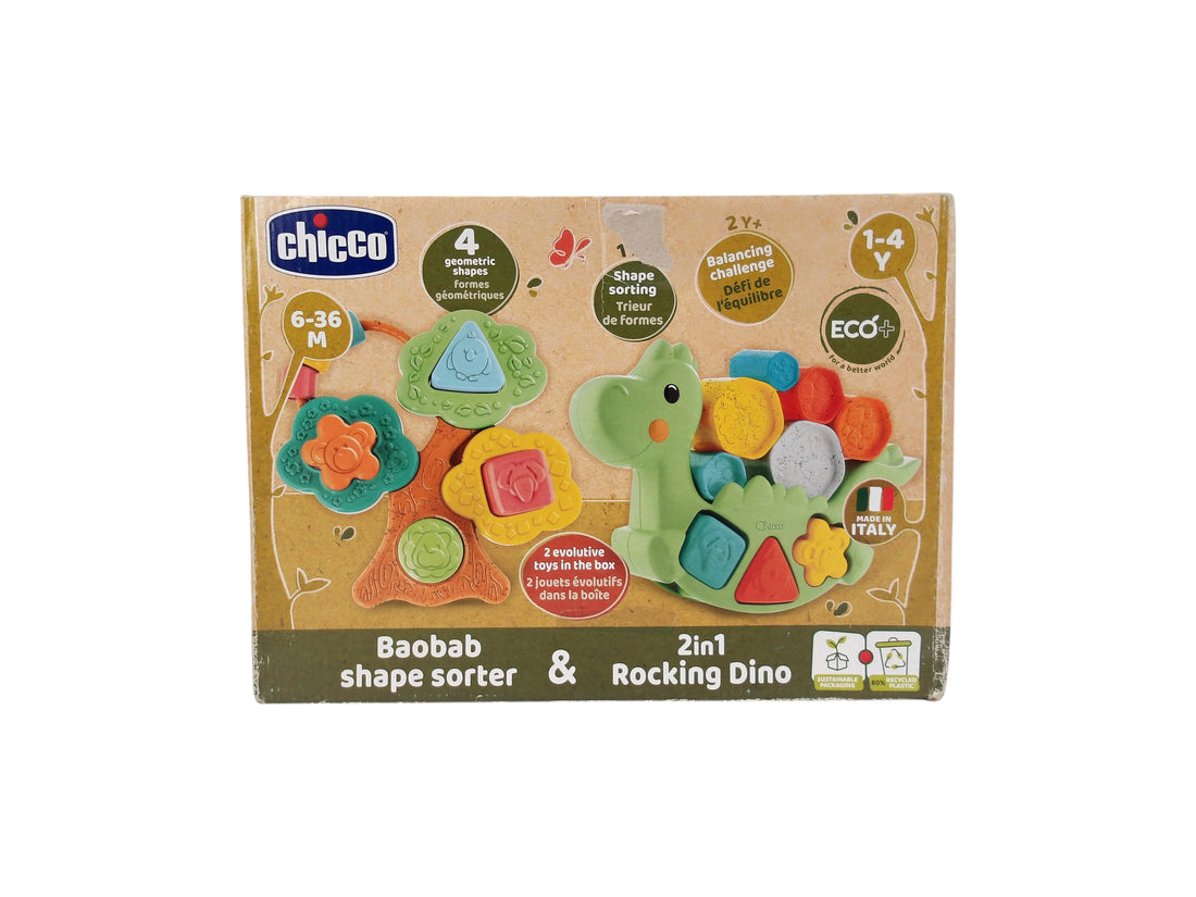 Coffret éveil éco - Trieurs de formes et jouets à empiler