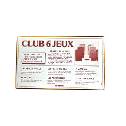 Club 6 jeux- Édition 1981