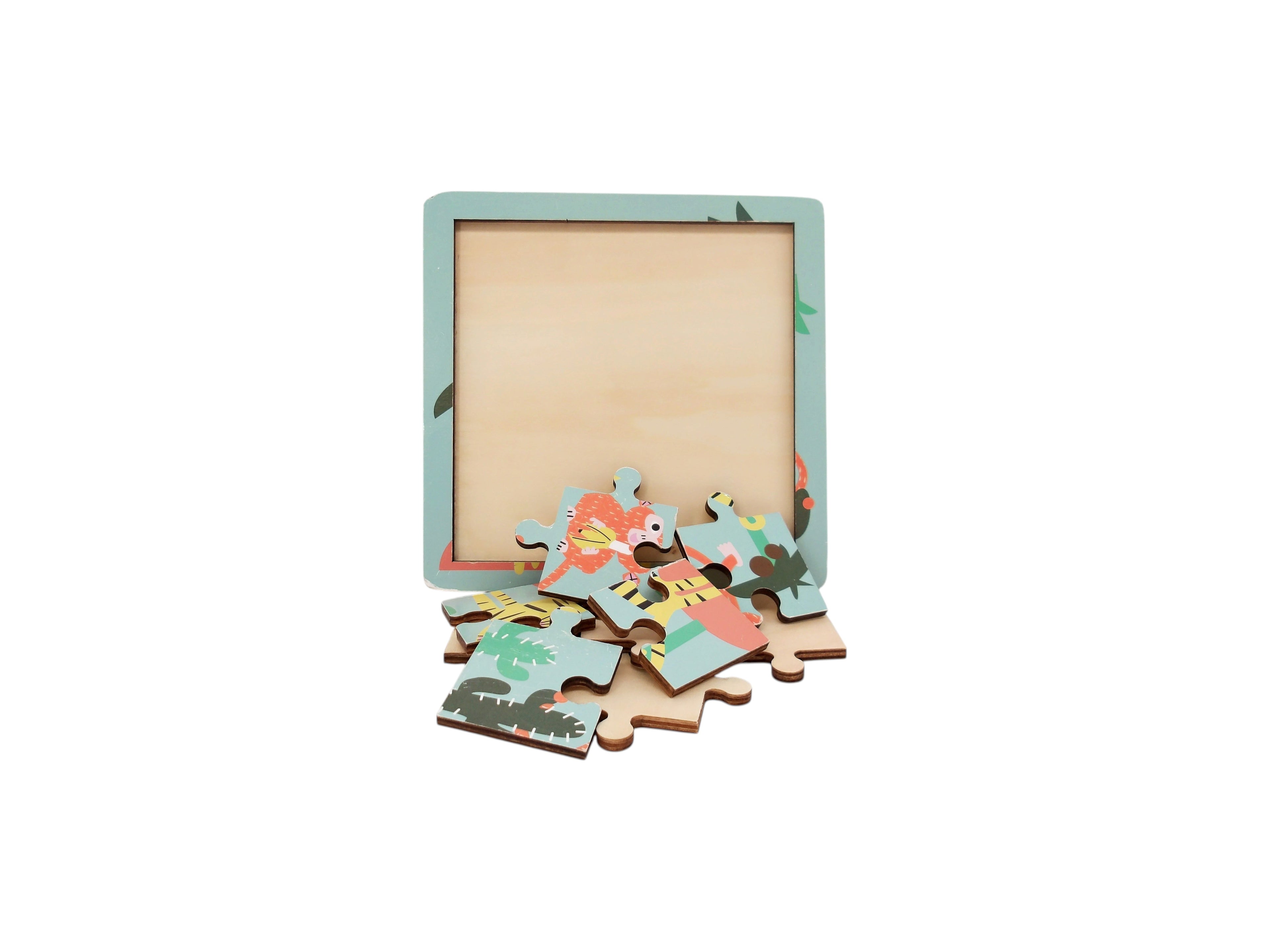 Puzzle en bois - La forêt   - 9 pièces