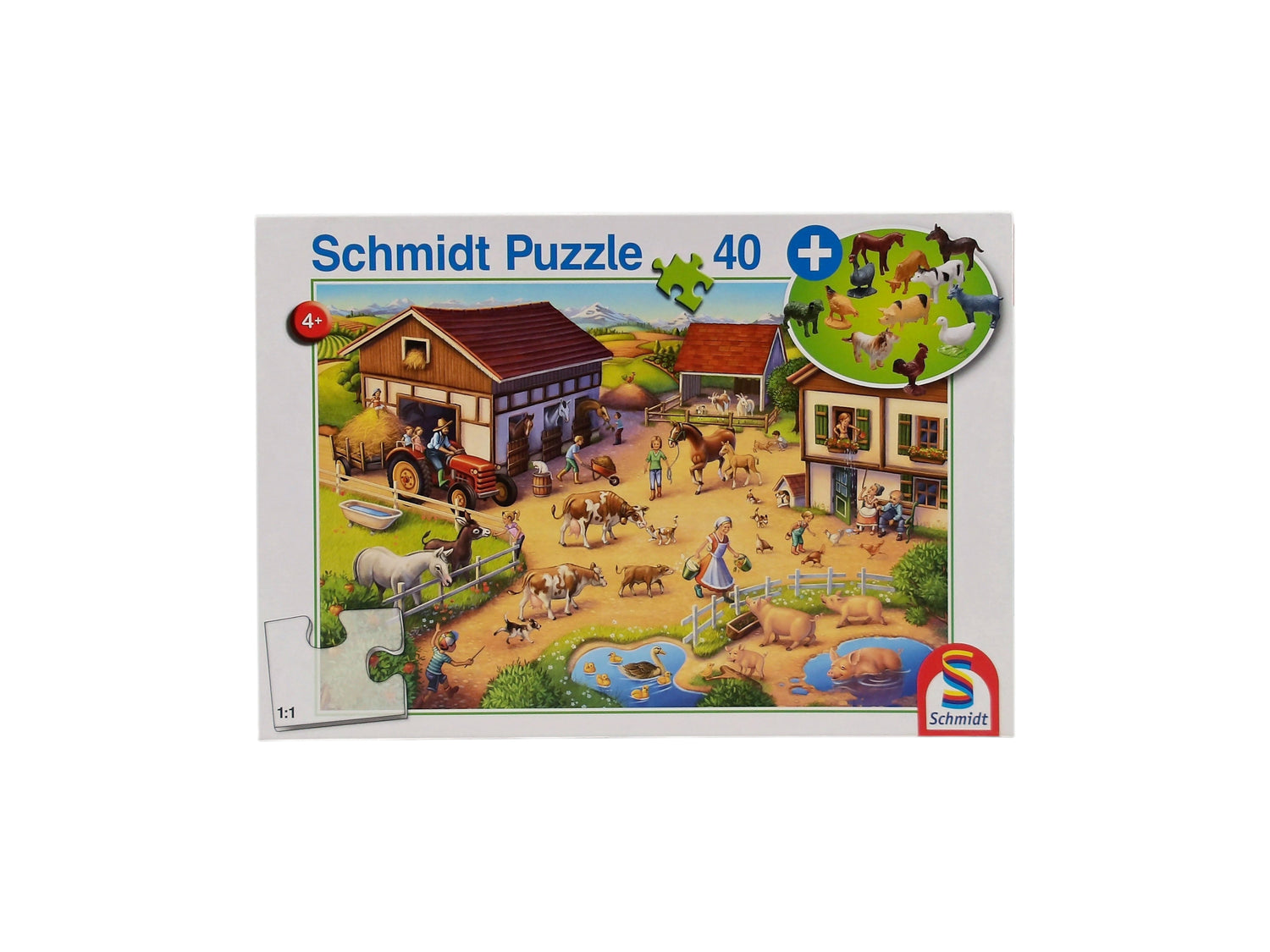  Puzzle - Une ferme joyeuse - 40 pièces