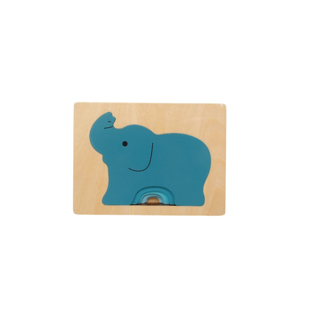 Puzzle encastrable - Eléphant 