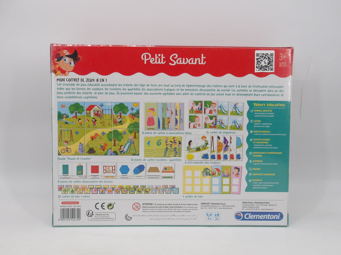 Petit savant - Mon coffret de jeux 8 en 1