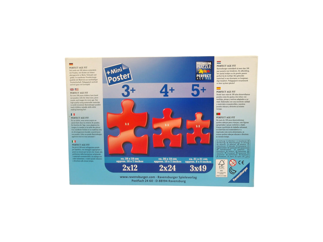 Puzzle Disney -  Rêves de princesses - 3x49 pièces- Édition 2013