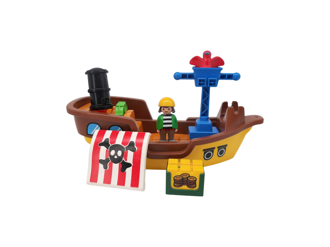 Playmobil 1.2.3 -  Bateau de pirates - 9118
