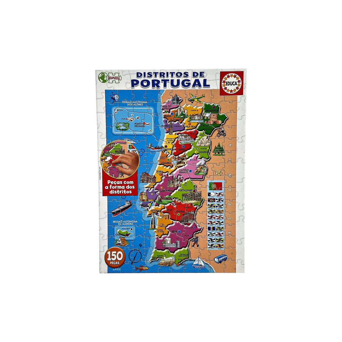 Puzzle de régions du Portugal - 150 pièces