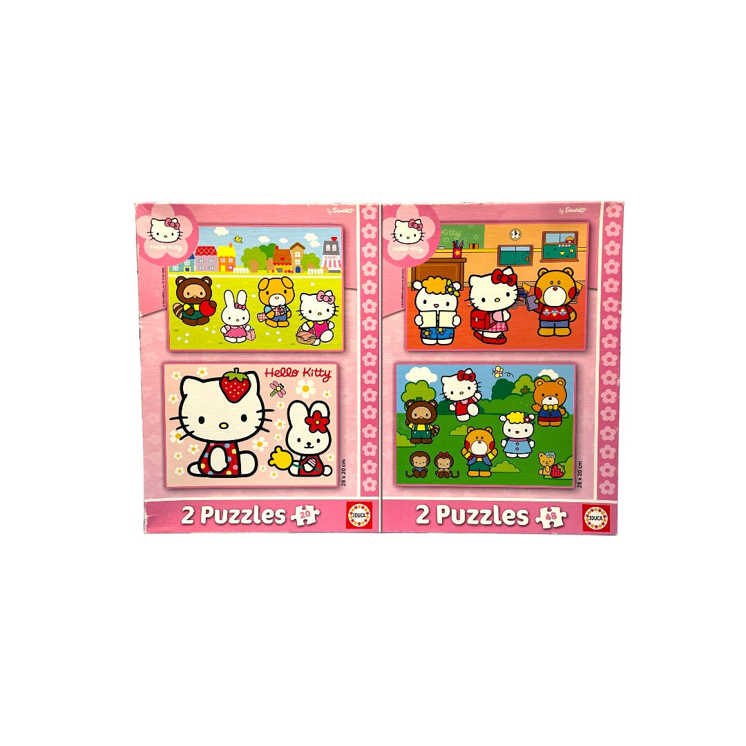 4 puzzles évolutifs - Hello Kitty- Édition 2010