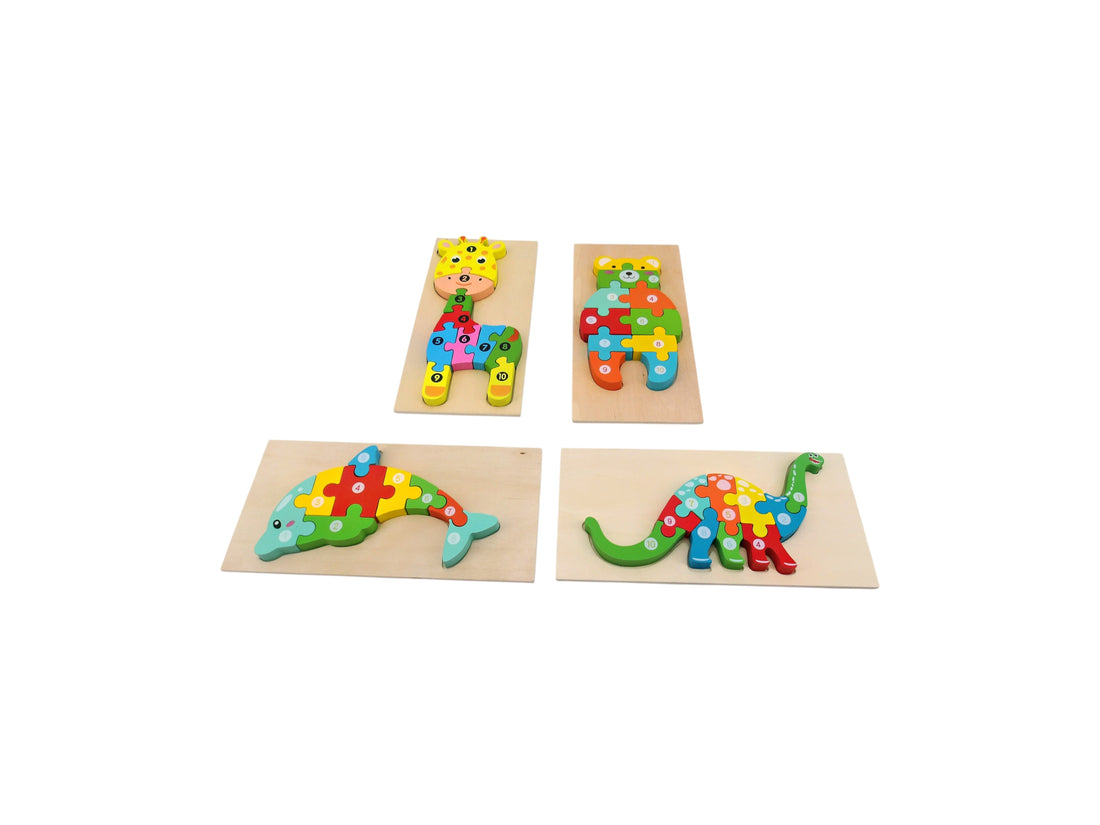 Kids Wooden Puzzle Dinosaure- Édition 2022