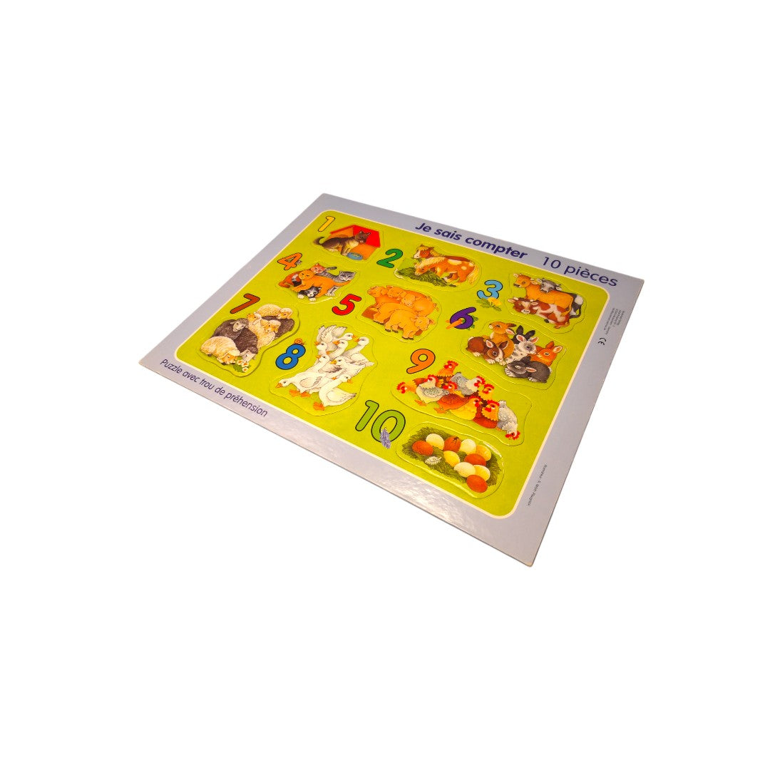 Puzzle cadre - Je sais compter - 10 pièces