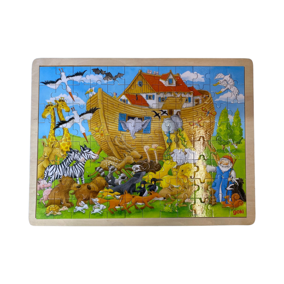 Puzzle bois - Arche de Noé - 96 pièces