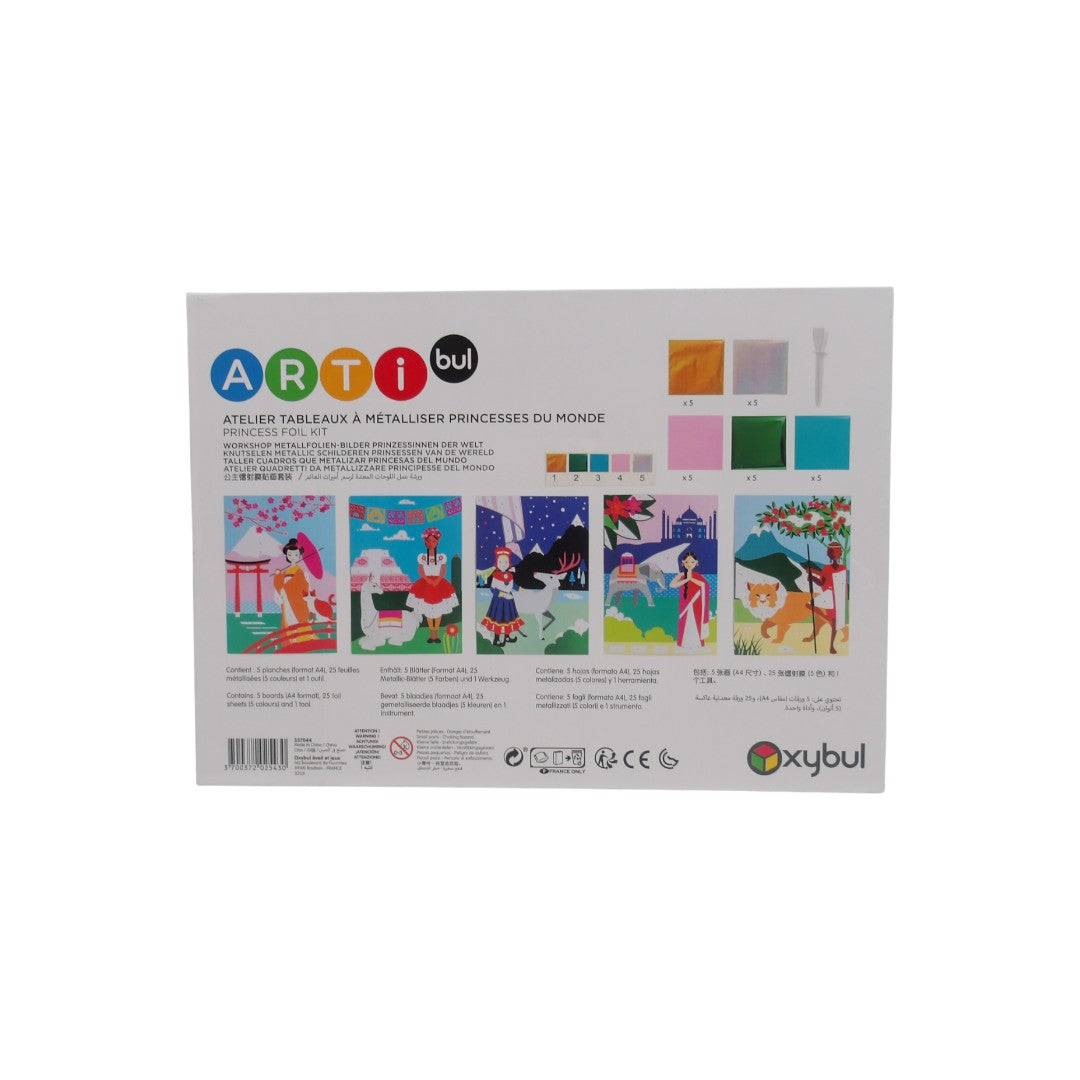 Artibul - Atelier tableaux à métalliser - Princesses du monde