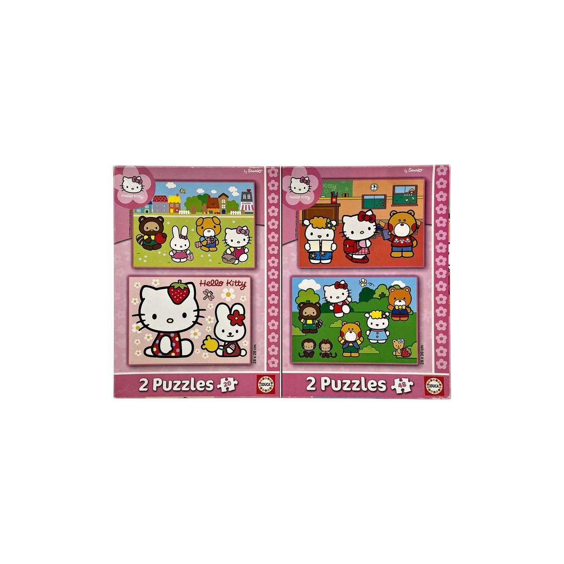 4 puzzles évolutifs - Hello Kitty- Édition 2010