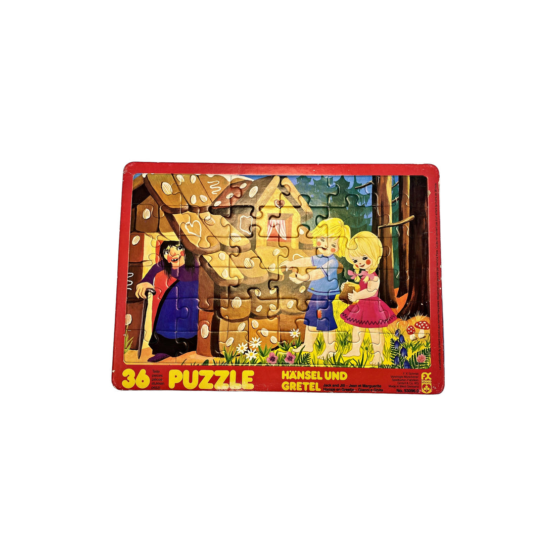 Puzzle cadre -  Jack and Jill -  Hansel et Gretel - 36 pièces