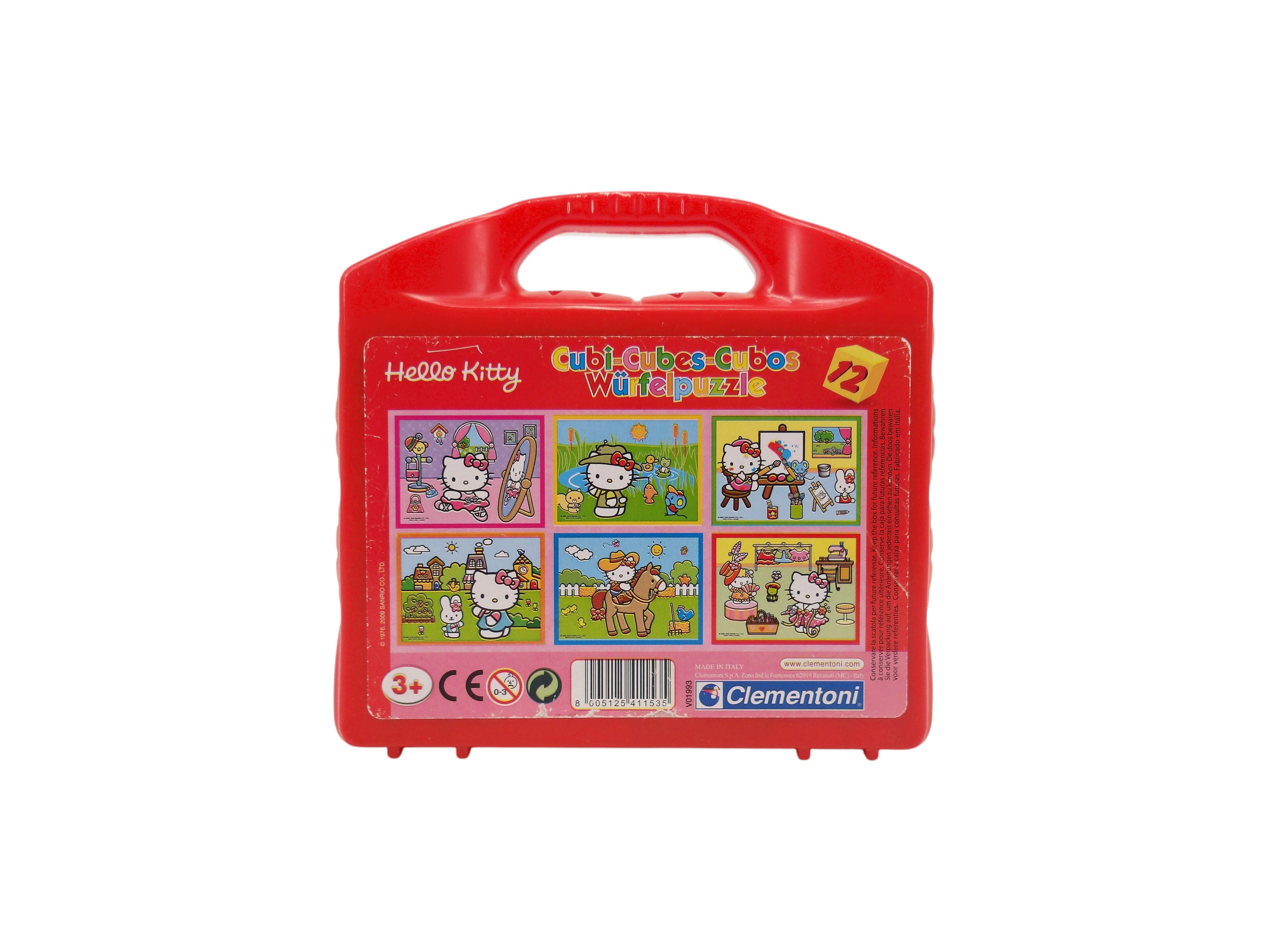 Valisette cubes puzzles - Cubes Hello Kitty 12 cubes- Édition 2009