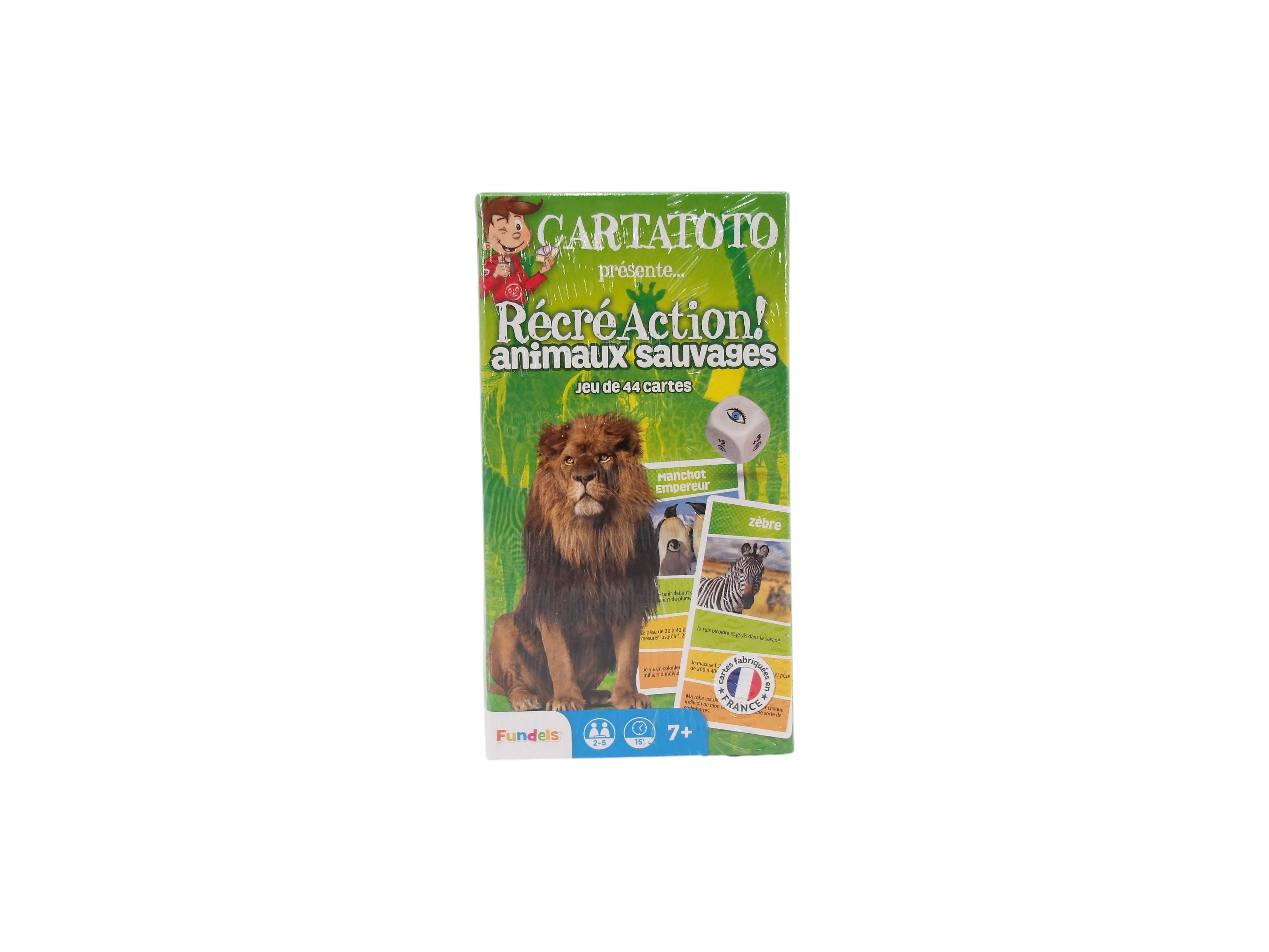 RécréAction ! - Animaux sauvages - Jeu de 7 familles
