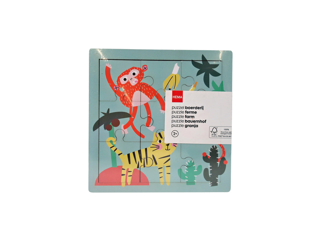 Puzzle bois - Savane