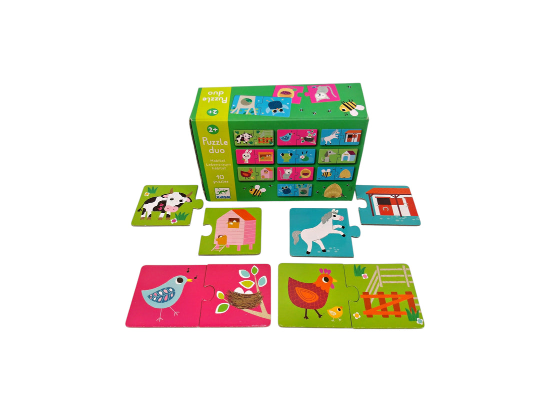 Puzzle Duo - Habitat - 10 pièces