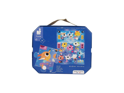 Puzzle  valisette - Concert de licornes - 24pièces- Édition 2023