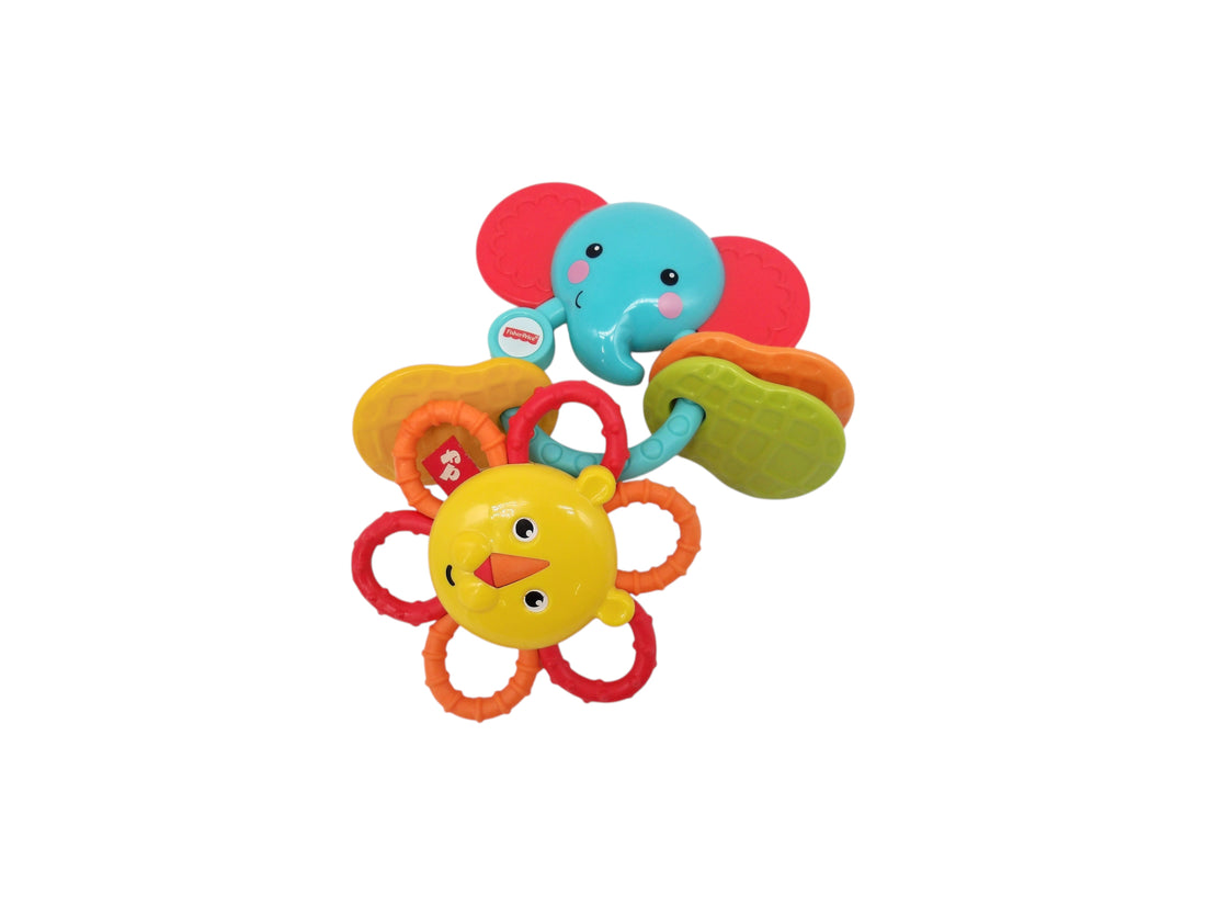 Hochets - Lion et éléphant - x2