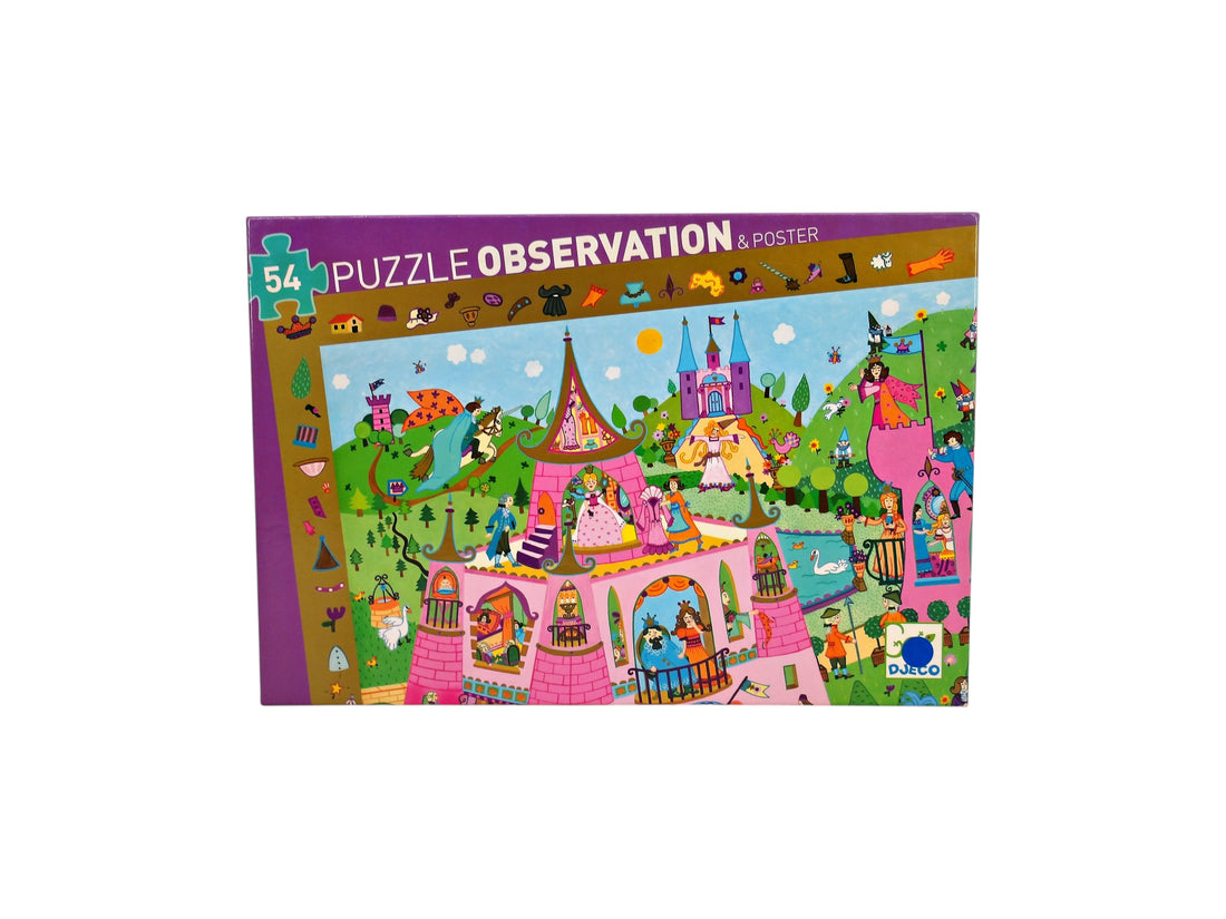 Puzzle observation - Princesses - 54 pièces