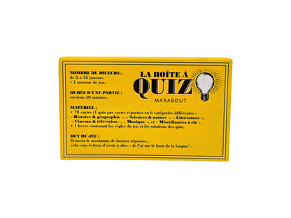 La boîte à quiz