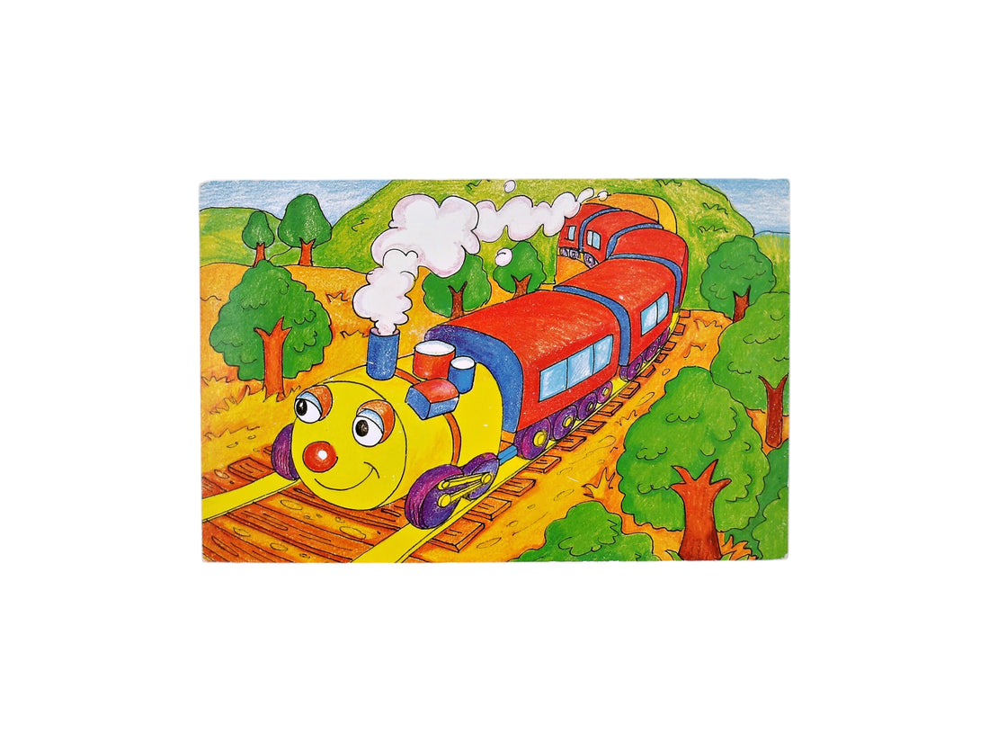 Puzzle - Cubes - Train