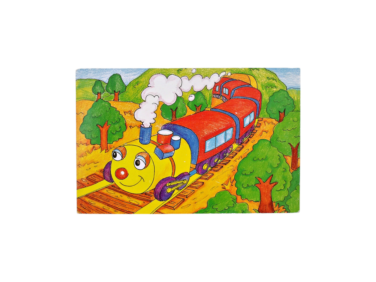 Puzzle - Cubes - Train