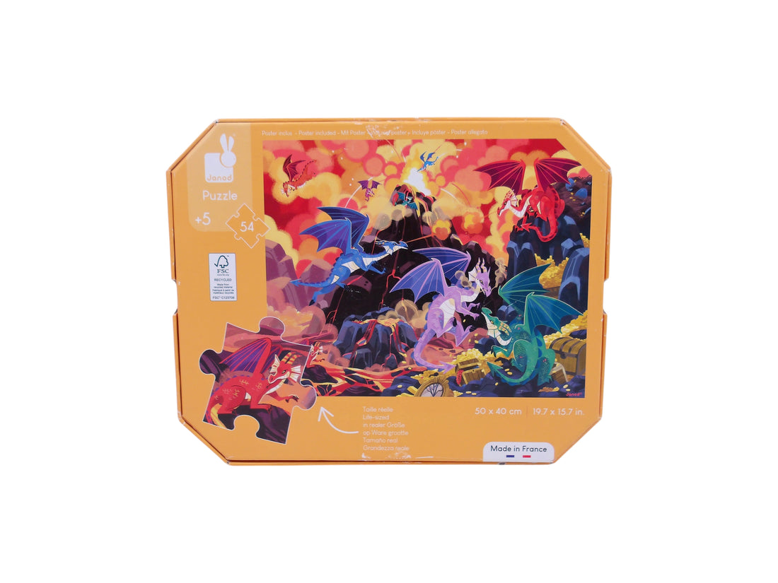 Puzzle - Terre de dragons -  54 pièces 