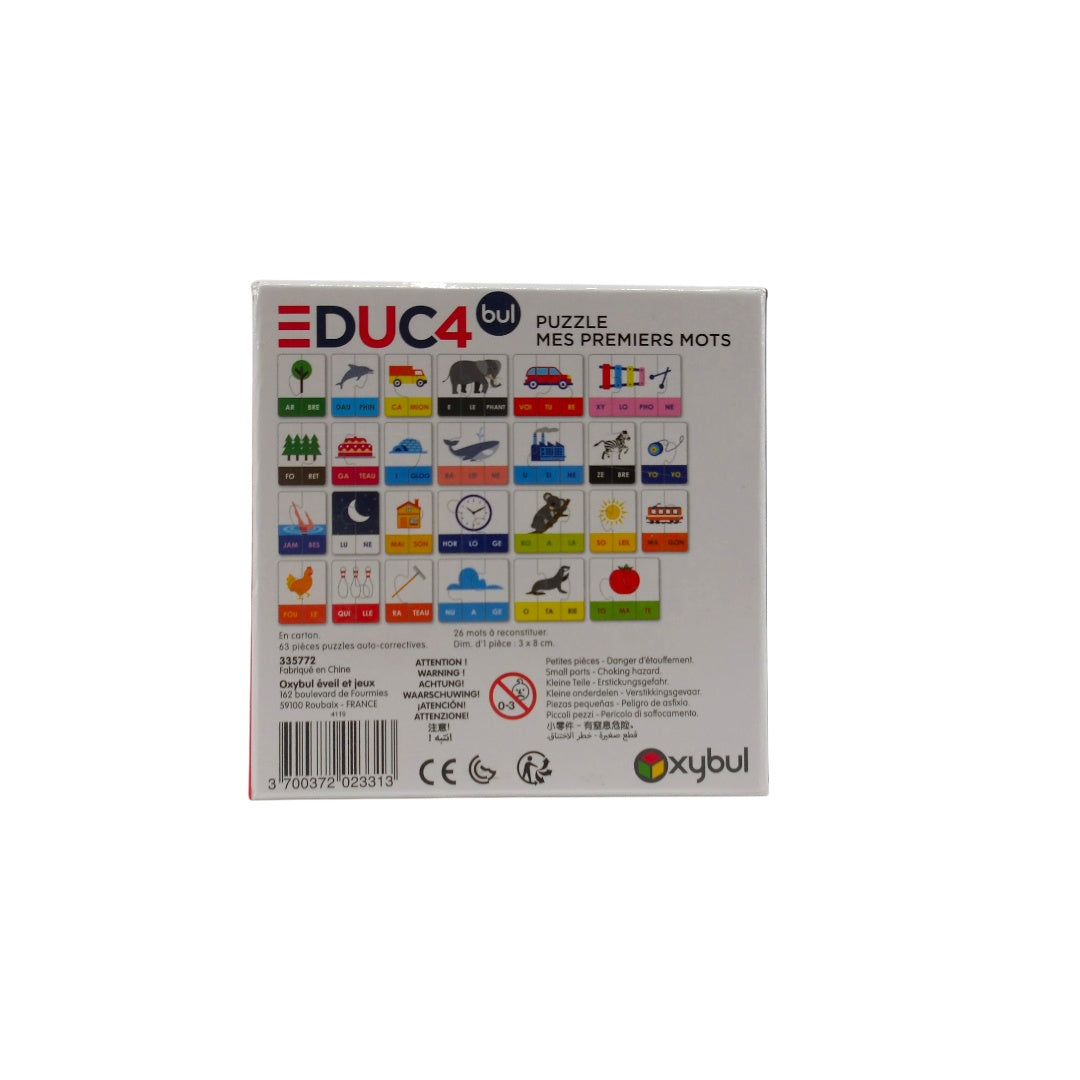 Puzzle - mes premiers mots