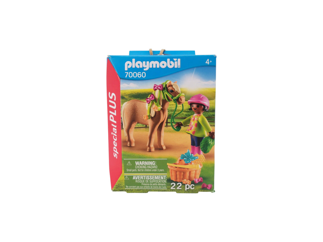 Playmobil Spécial Plus - Cavalière avec poney - Set 70060