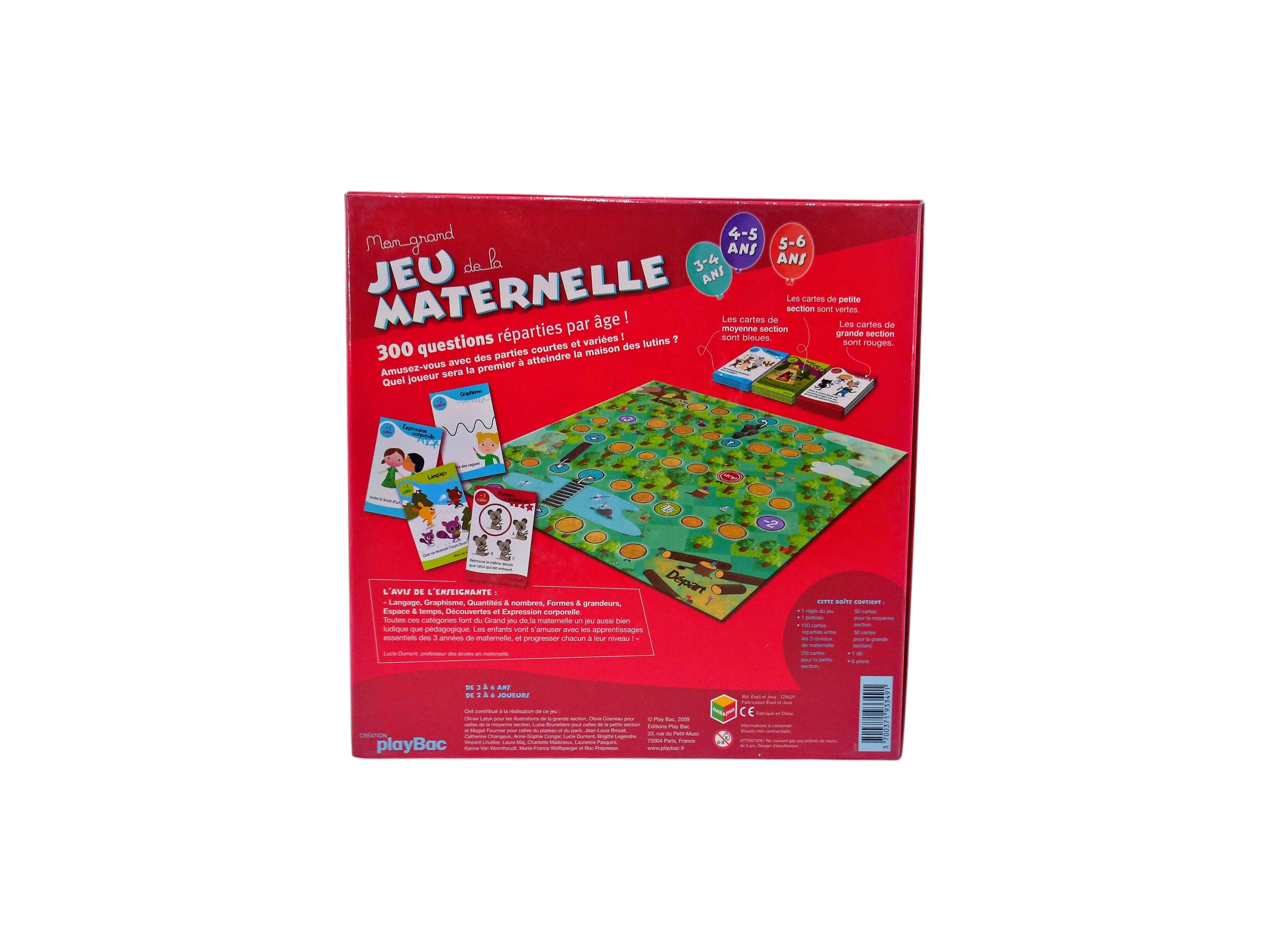 Mon grand jeu de la maternelle- Édition 2009