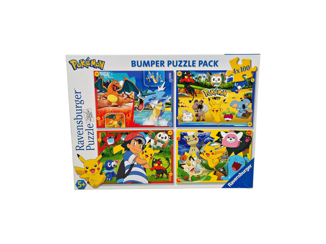 Puzzle - Pokémon - 4x100 pièces