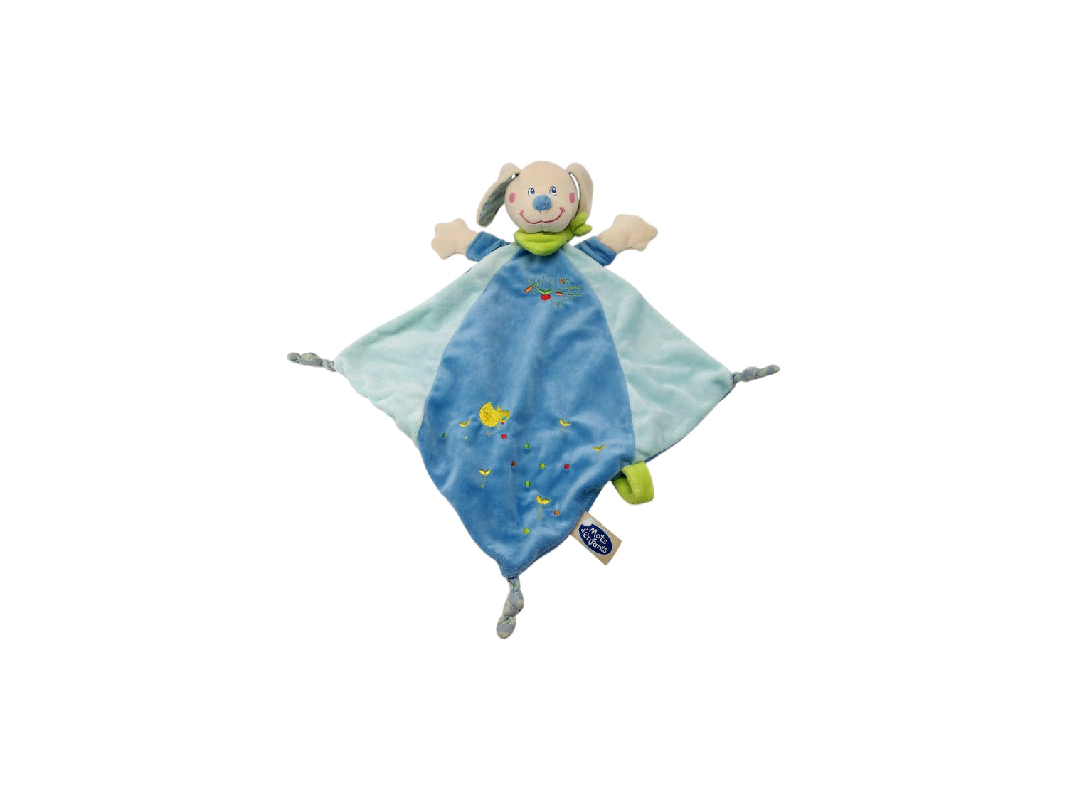 Doudou plat - Petit chien.