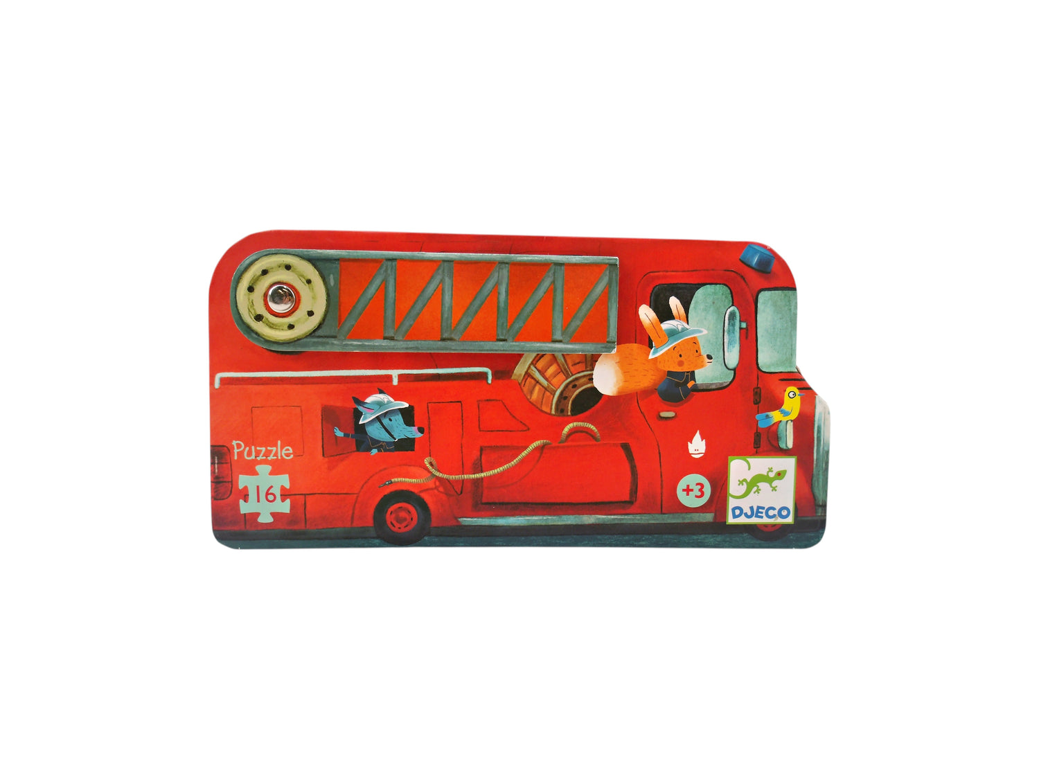 Puzzle - Le camion de pompiers - 16 pièces